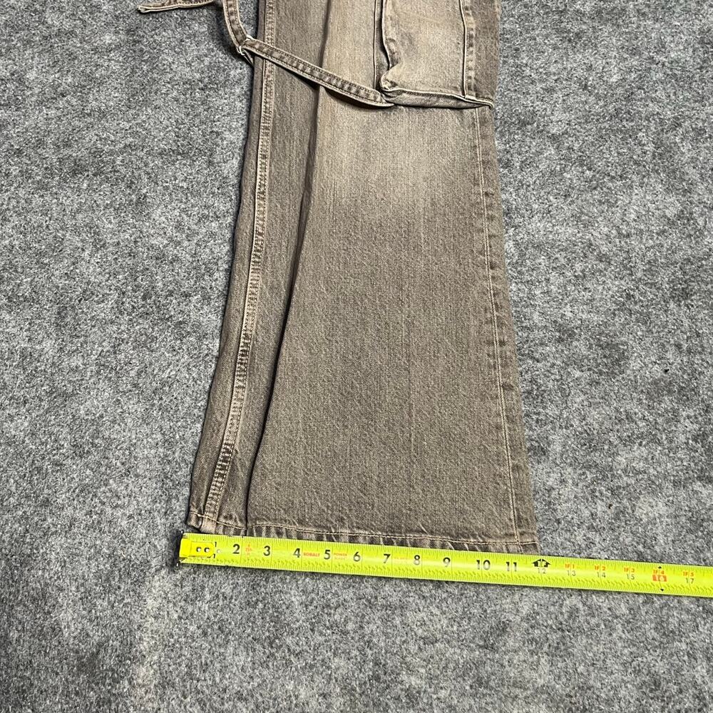 Zara Straight Leg Cargo Jeans in Faded Gray - Picture 5 of 8